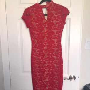 Red Lace Dress